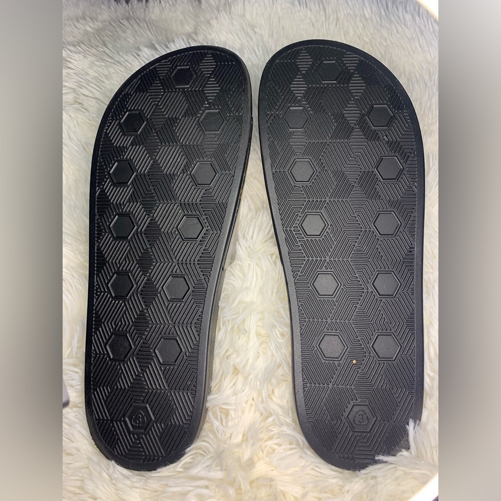 New Versace Jeans Couture Black Signature Pool Slide - Picture 5 of 5